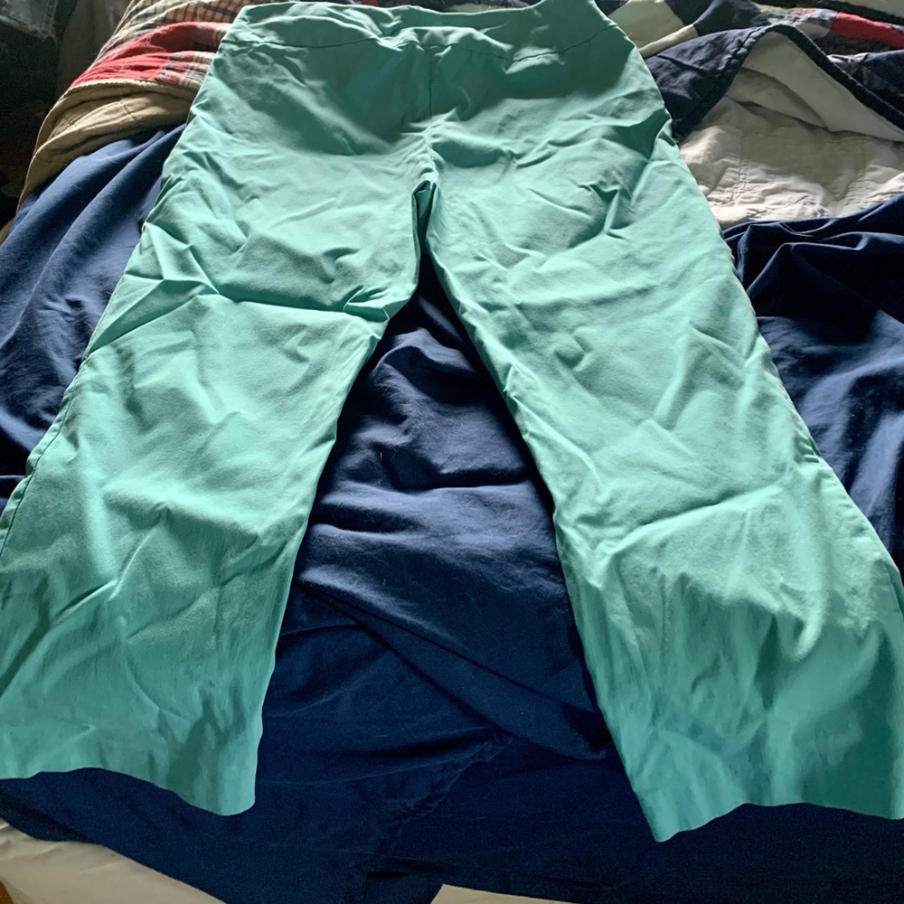 Light green capris